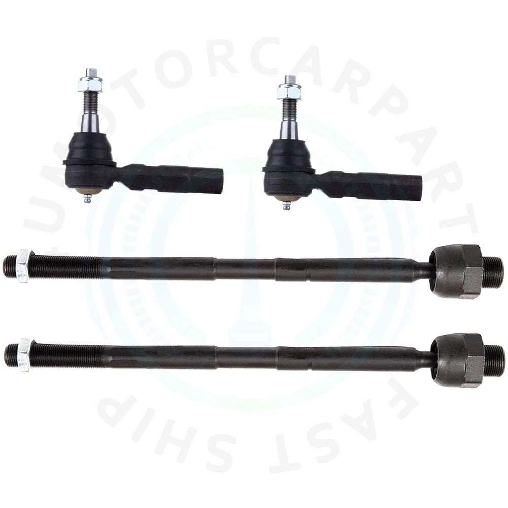 Set of 4 Tie Rod Ends for Dodge Ram 1500 (2002–2005, 2008)
