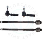 Set of 4 Tie Rod Ends for Dodge Ram 1500 (2002–2005, 2008)