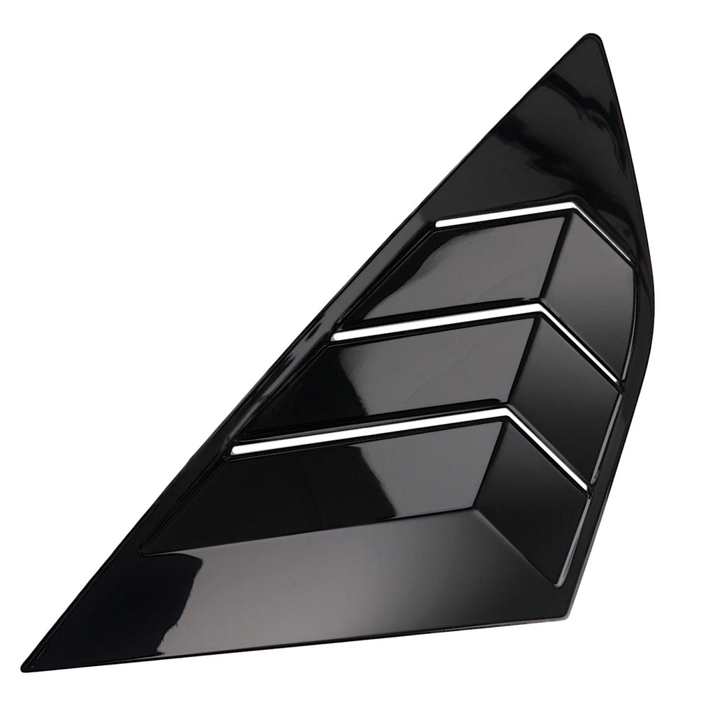 ABS Painted Louvers for Ford Focus MK3 Hatchback (2012-2018) Black