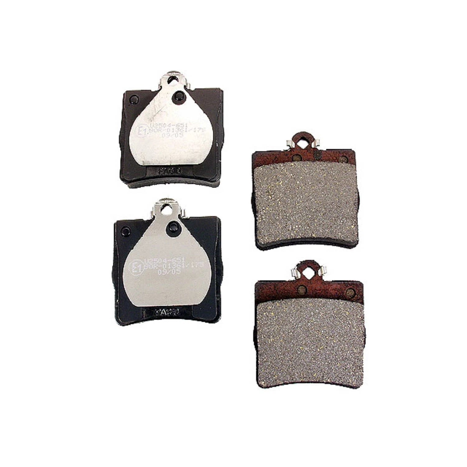 Set of 4 Rear Disc Brake Pads for Chrysler Crossfire (2004–2008) 355008461