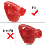 Red Uncut Ignition Key Blank for Yamaha Motorbike Scooter