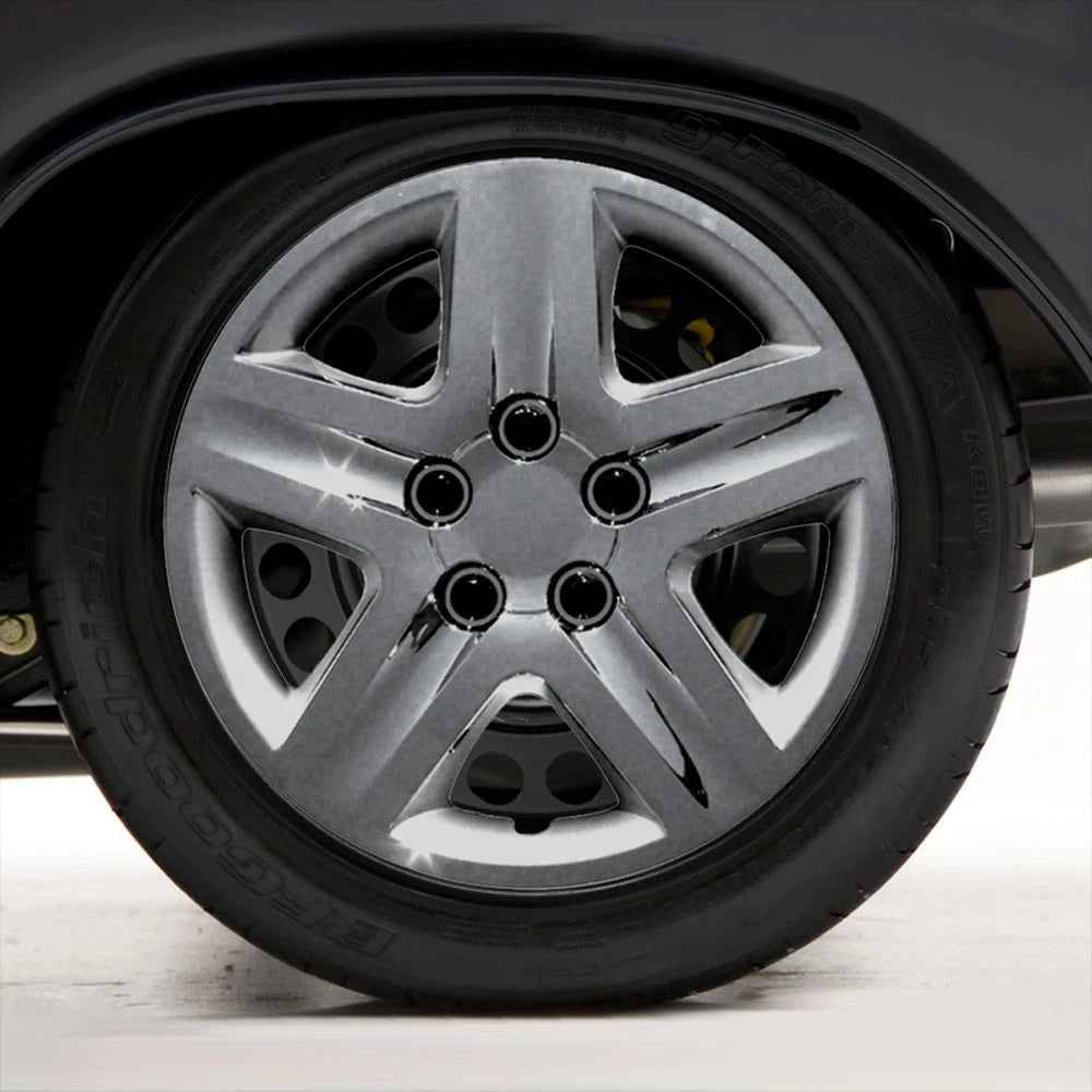 Set of Four 16" Chrome Hubcap Wheel Covers for 2006-2011 Chevy Impala (Push-on)