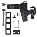 Adjustable Trailer Hitch for 2.5'' Receiver (6'' Drop, 18500 LBS GTW)