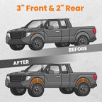 3" Front 2" Rear Leveling Lift Kit for Chevy Silverado GMC Sierra (1999–2007)