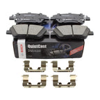 Set of 4 Bosch QuietCast Front Ceramic Disc Brake Pads for Hyundai Sonata, Kia Optima