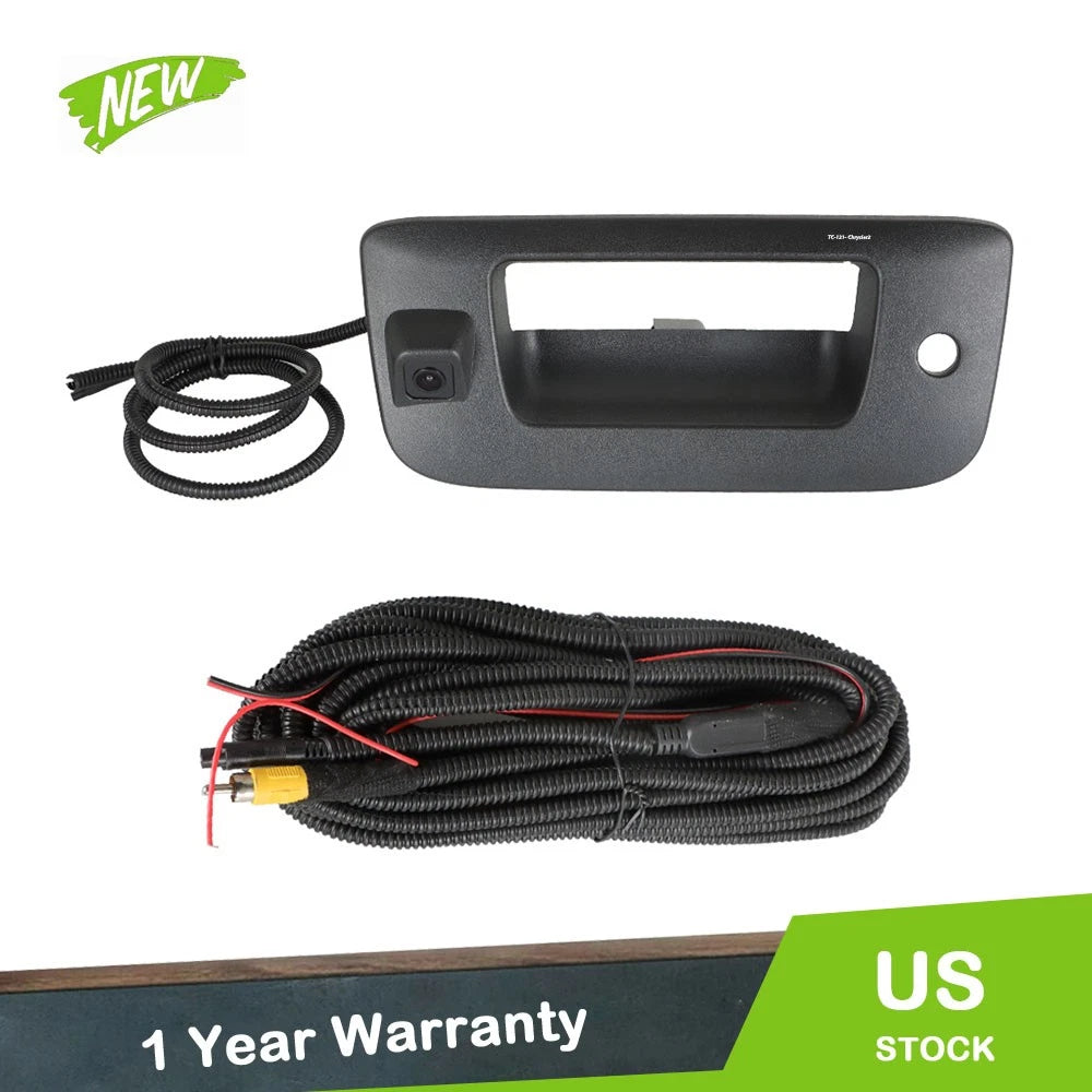 Tailgate Handle Bezel with Backup Camera for Chevy Silverado GMC Sierra (2009–2014)
