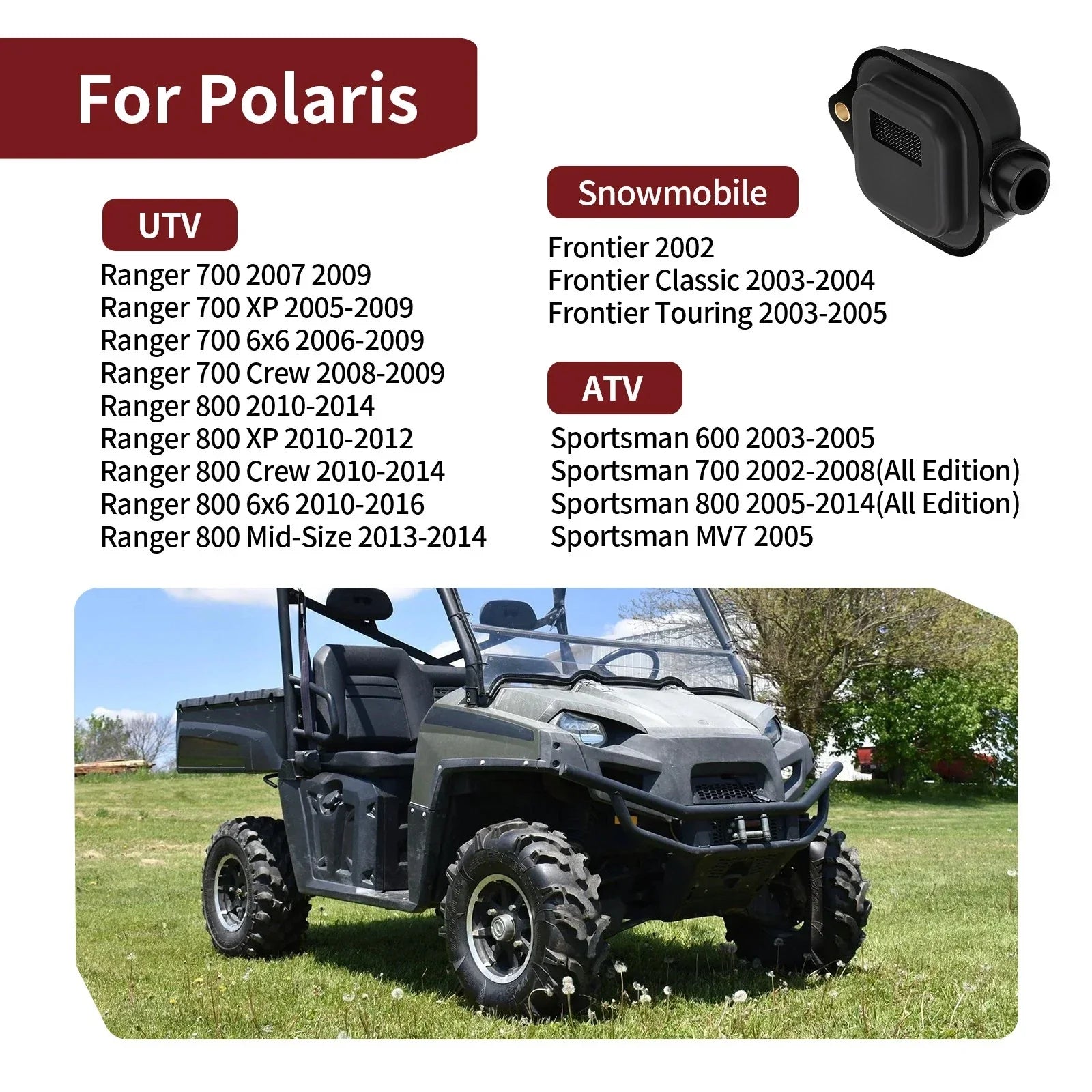 Oil Pickup Assembly for Polaris Ranger XP 700 (2005–2009)