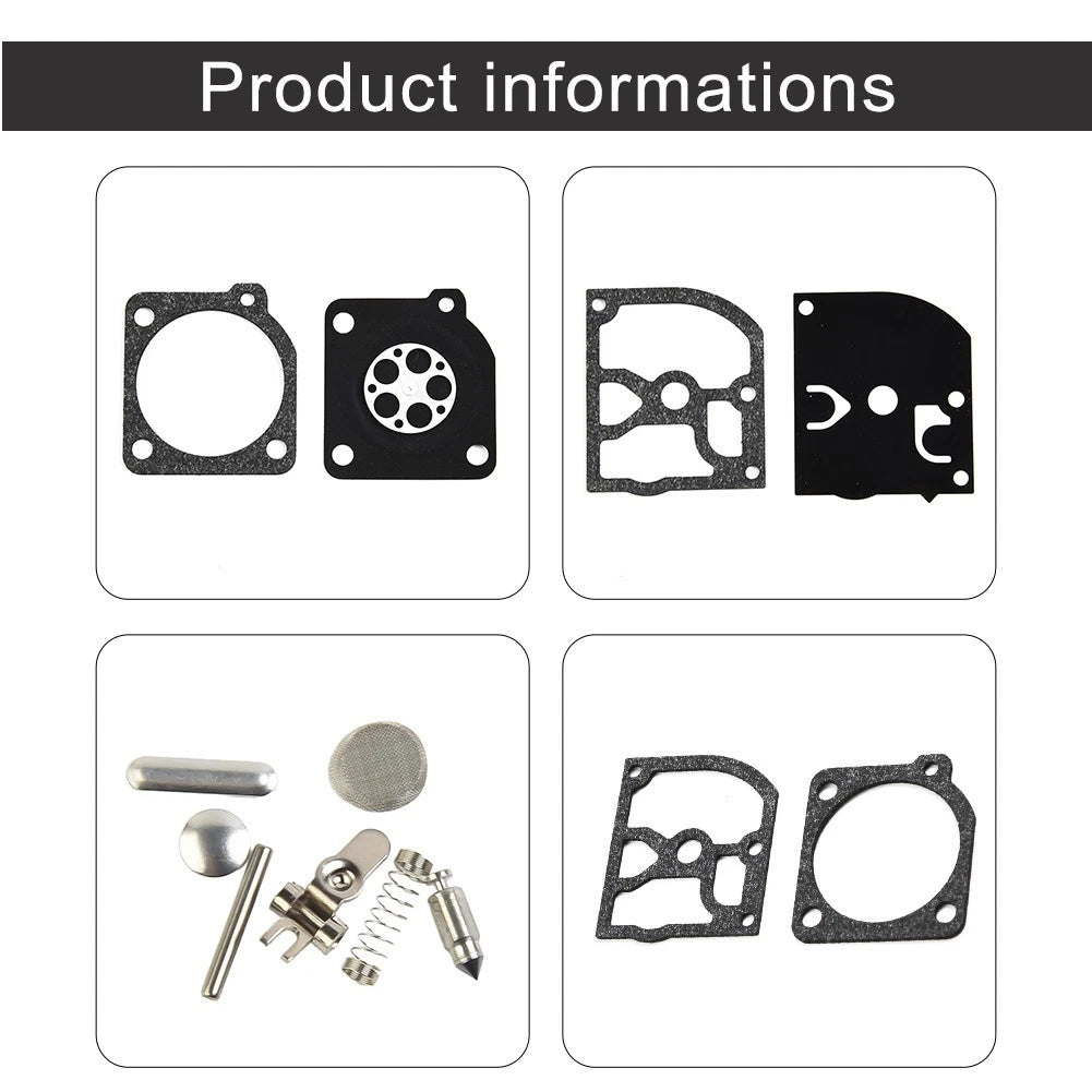 Carburetor Repair Kit for ZAMA RB-137 C1Q Chainsaw (141 142)