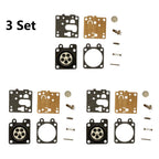 Set of 3 Carburetor Repair Kits for ECHO SRM-2620 SRM-3020 P003005940