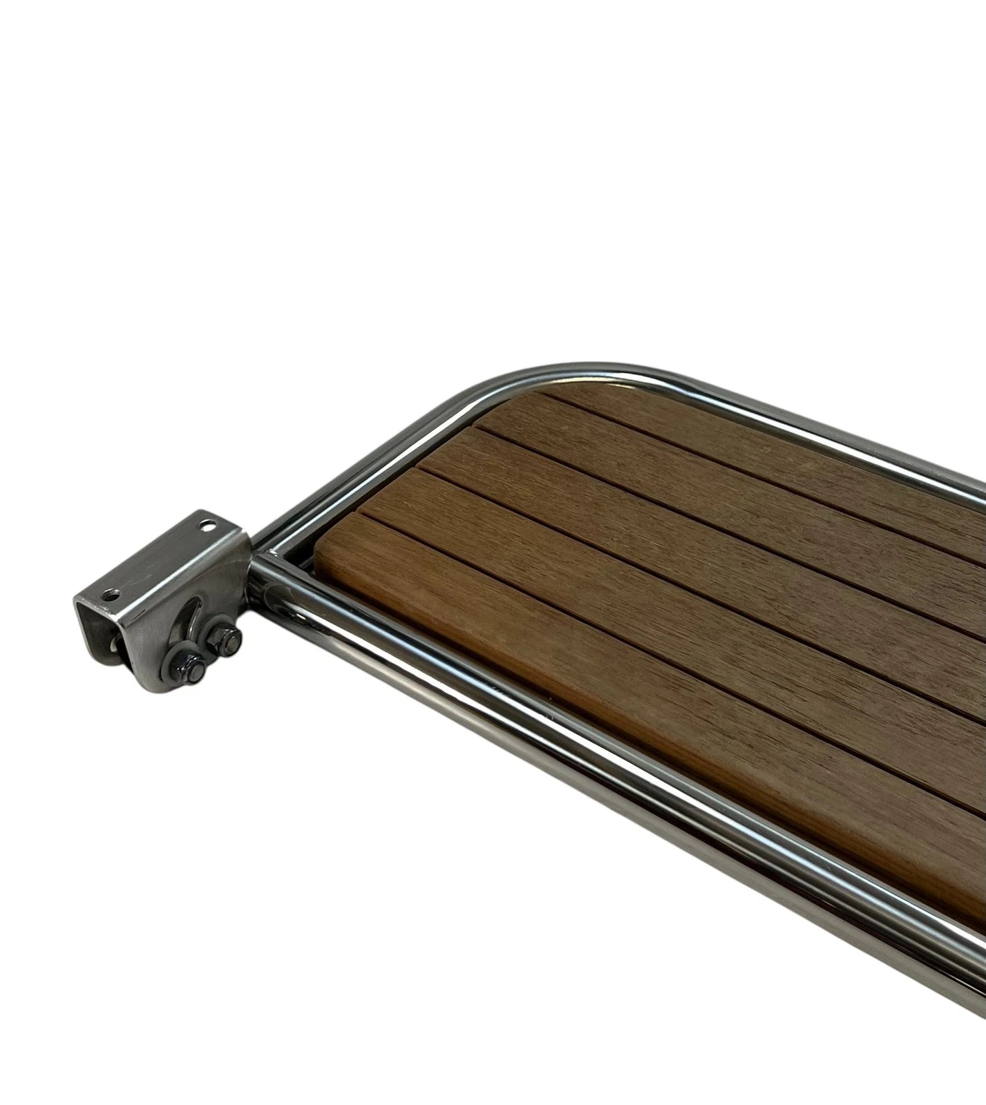 Cabin Step Down Bracket & Teak Step for Scout (22 5/8in x 9 5/8in)