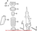 Genuine OEM Rear Coil Spring for BMW 528i xDrive 535d 535d xDrive 550i (2011–2016)