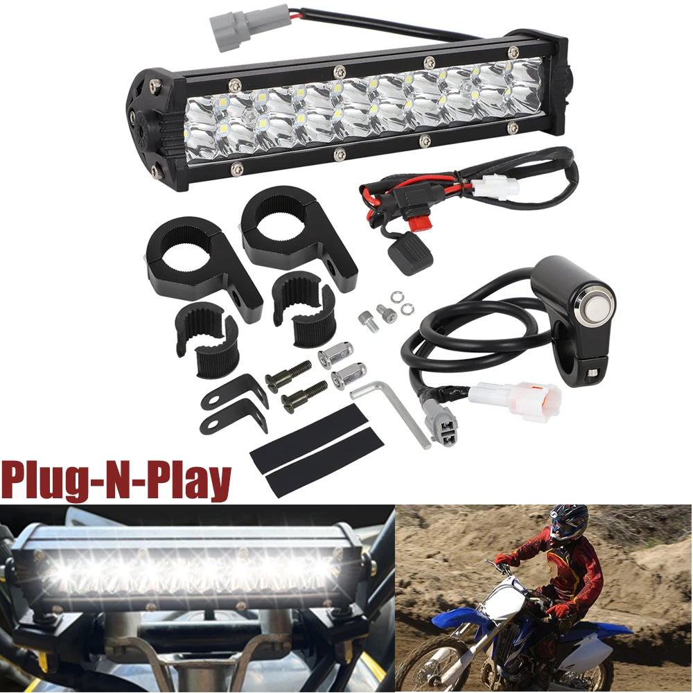 LED Headlight Light Bar Kit for Honda CRF230F CRF110 CRF250X CRF250R (2003–2023)