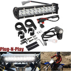 LED Headlight Light Bar Kit for Honda CRF230F CRF110 CRF250X CRF250R (2003–2023)