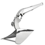 CQR Style Plow Anchor 15.5 lb for Boats (Solid High-Polished Stainless Steel)