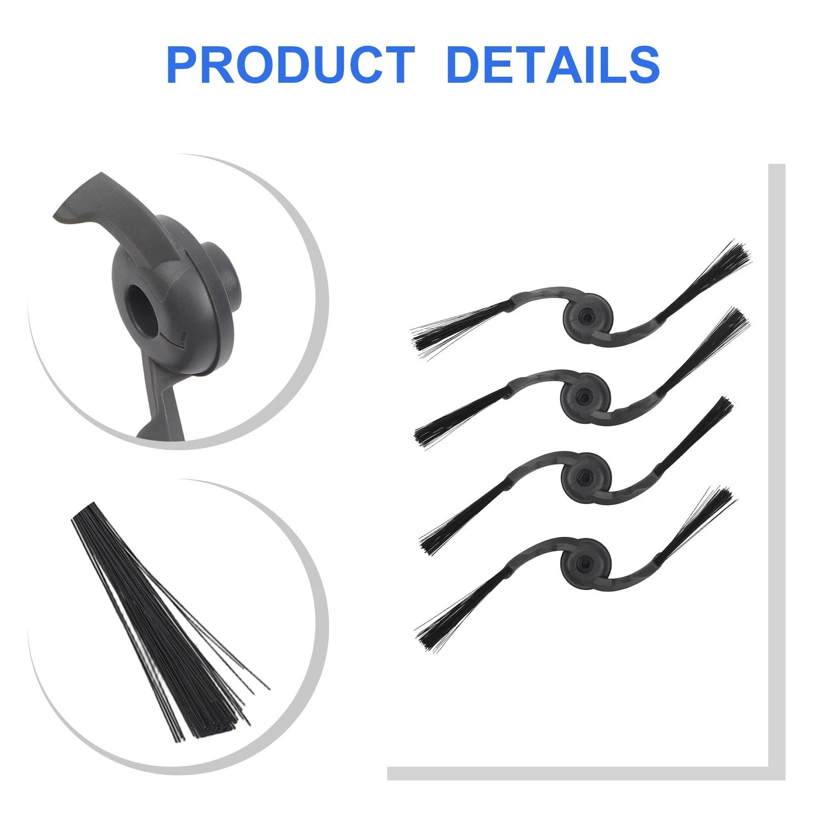 Side Brush 4 Pack for ILIFE A30 A30pro (2018–2023)
