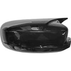 Gloss Black Horn Side Mirror Cap Cover for Dodge Charger 200 300 (2011–2018)