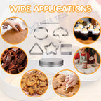 Stainless Steel Cookie Cutters for Sugar Candy Making (-)