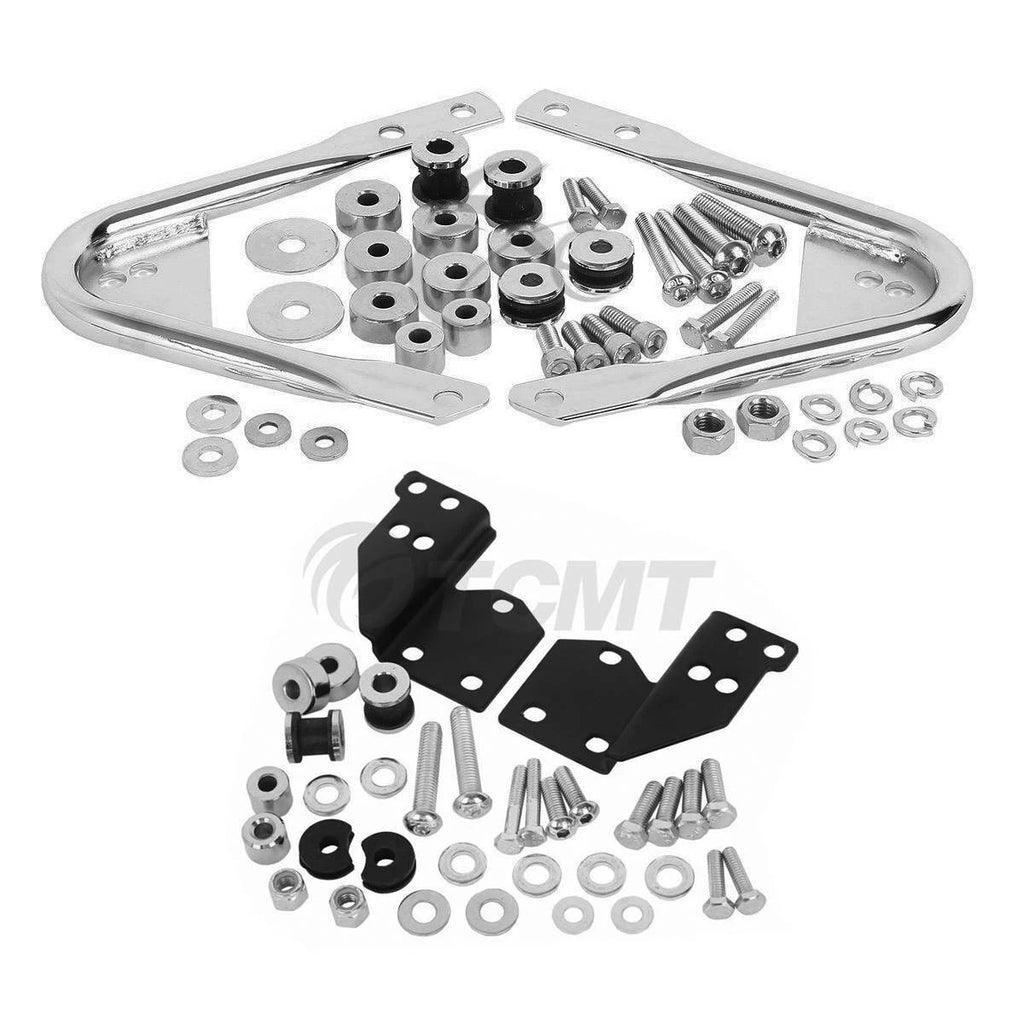 Sissy Bar Mount Rack Docking for Harley Touring (1997–2008)