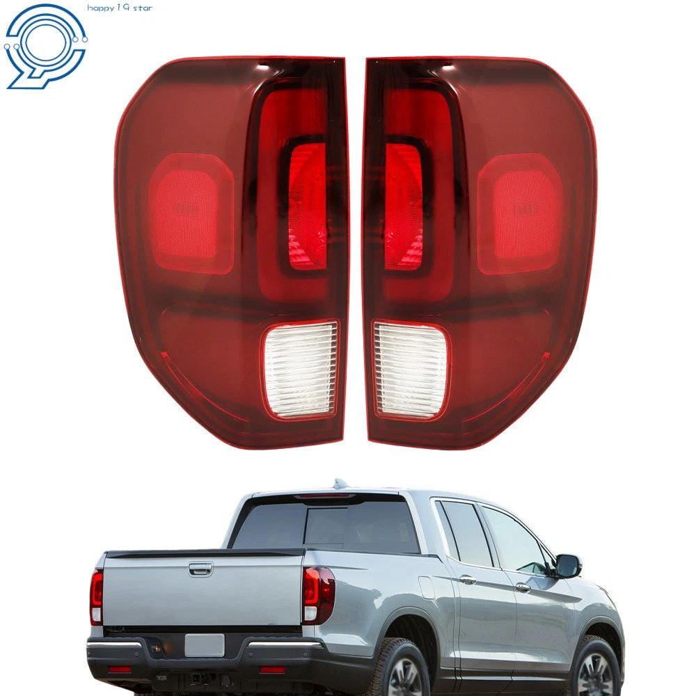 Set of 2 Rear Tail Lights for Honda Ridgeline (2017-2023) Halogen