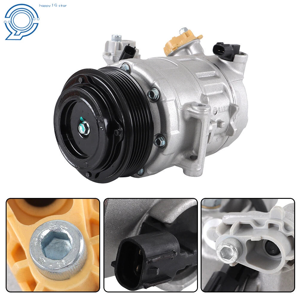 A/C Compressor with Clutch for Ford Explorer Flex Lincoln MKT MKS MKZ (2009-2020)