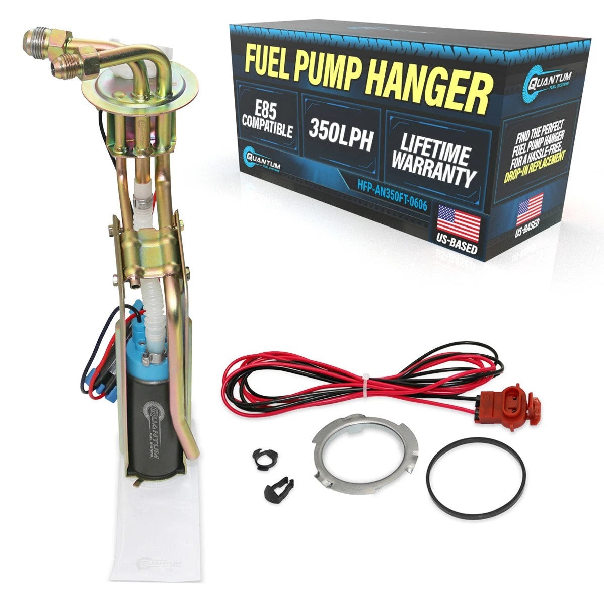 Fuel Pump Hanger for Mustang (1986–1997) 340LPH E85 Safe -6AN Fittings