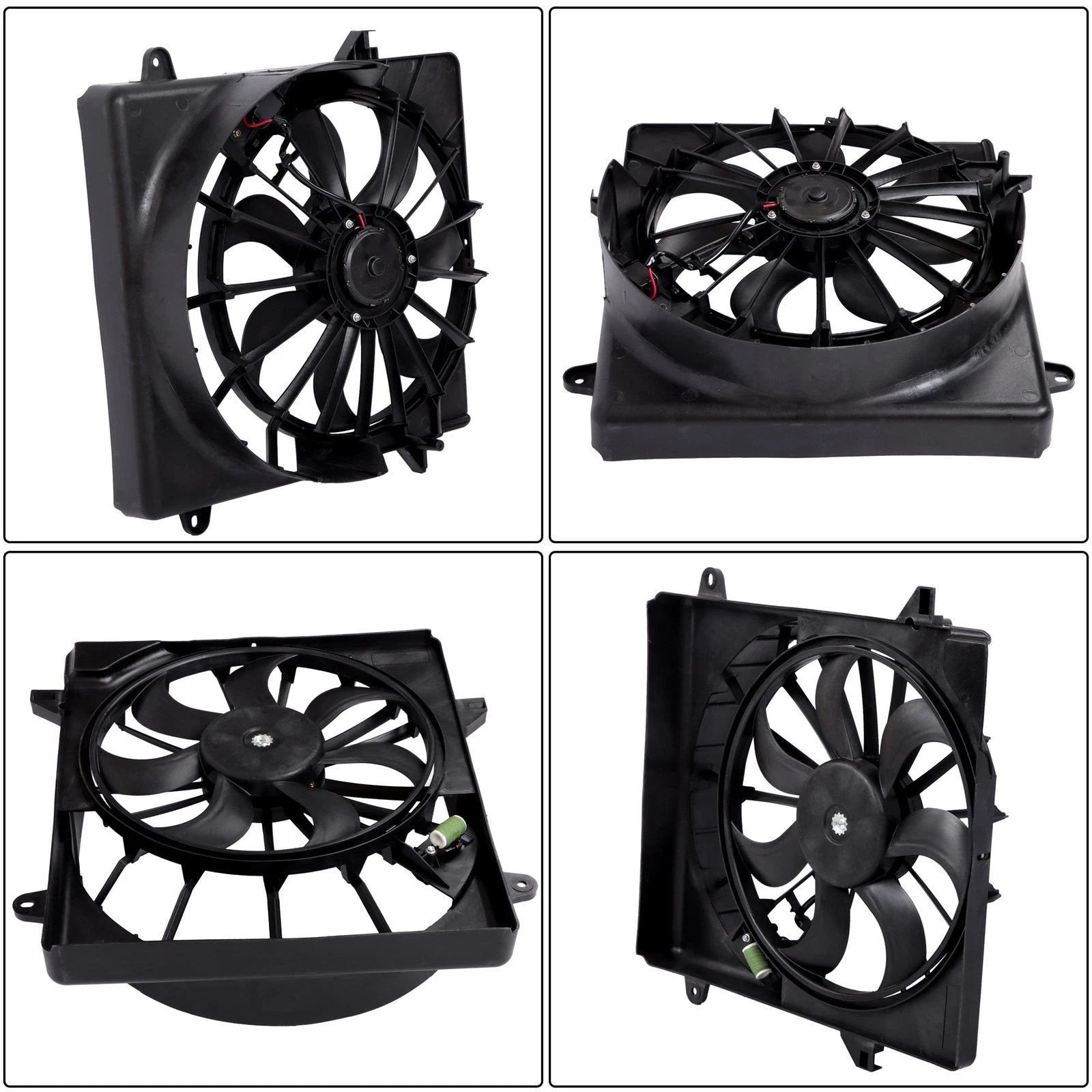 Radiator Cooling Fan Assembly with Shroud for Dodge Nitro (2007-2011)