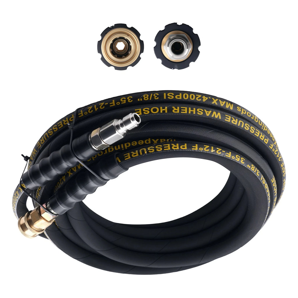 25ft Pressure Washer Hose for Universal Use (4200PSI)