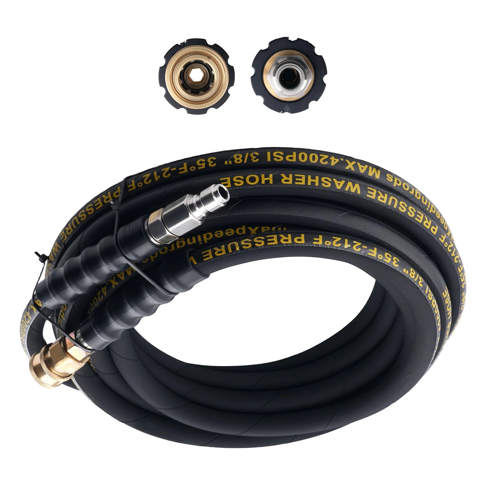 25ft Pressure Washer Hose for Universal Use (4200PSI)