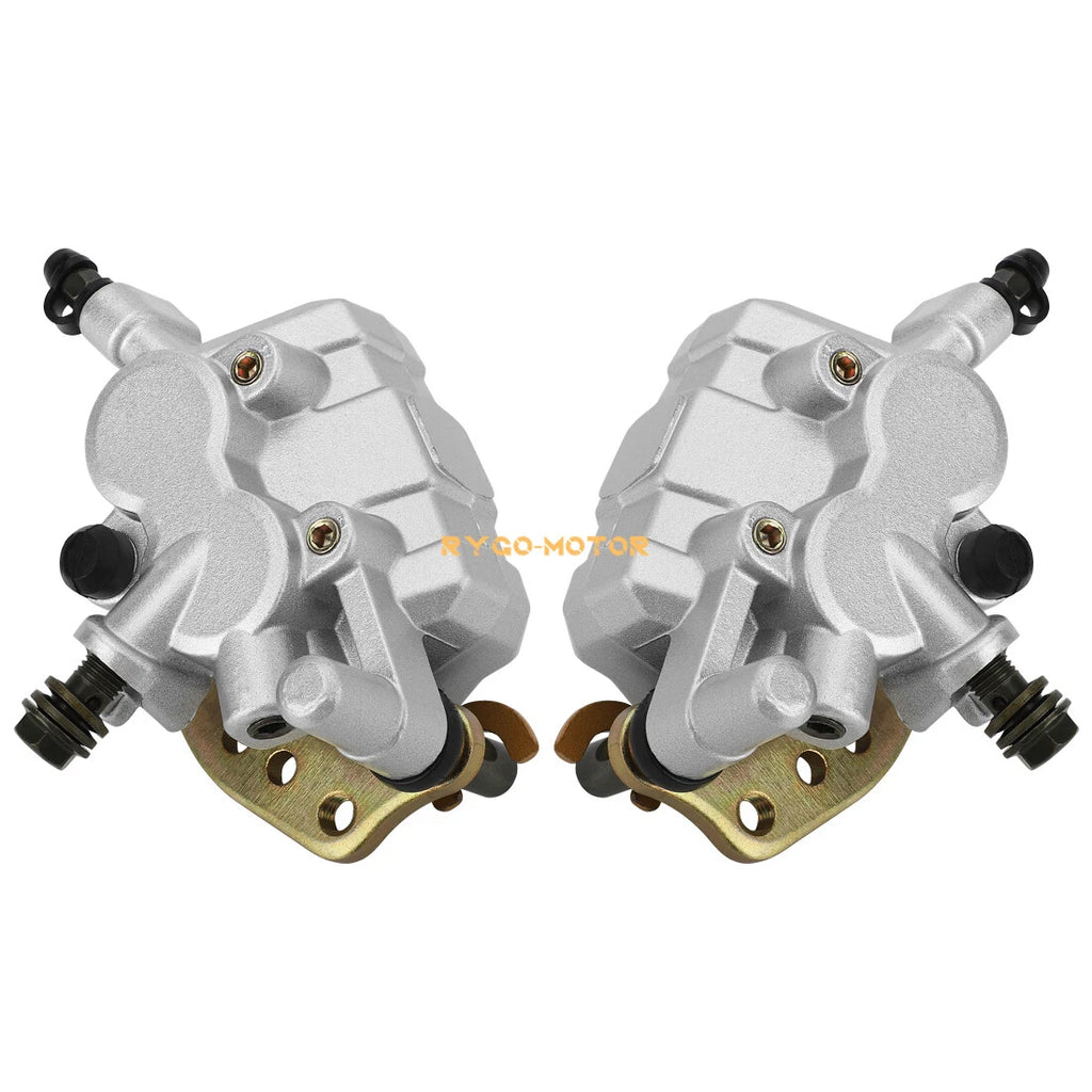 Front Left Right Brake Caliper & Pads for Suzuki Quadrunner 500 (1998–2000)