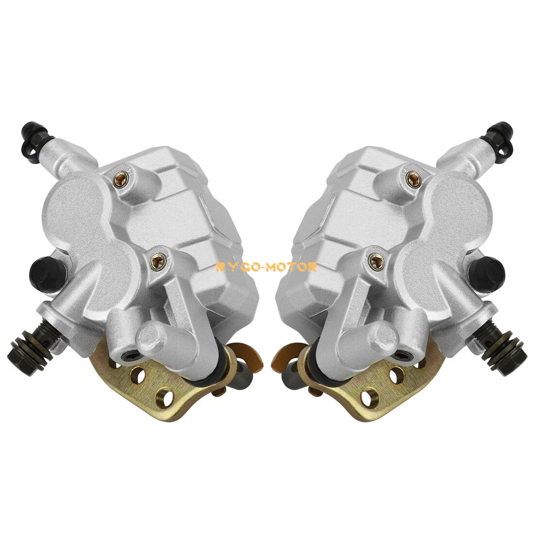 Front Left Right Brake Caliper & Pads for Suzuki Quadrunner 500 (1998–2000)