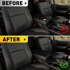 Front Center Console Leather Cover for Toyota Tundra (2007–2013) Sequoia (2008–2022)