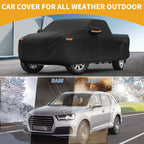 Waterproof Car Cover for Chevy Silverado (190T-PU, Black)