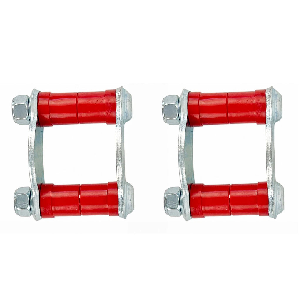 2X Rear Leaf Spring Polyurethane Shackle for Chevrolet Bel Air 150 210 (1955)