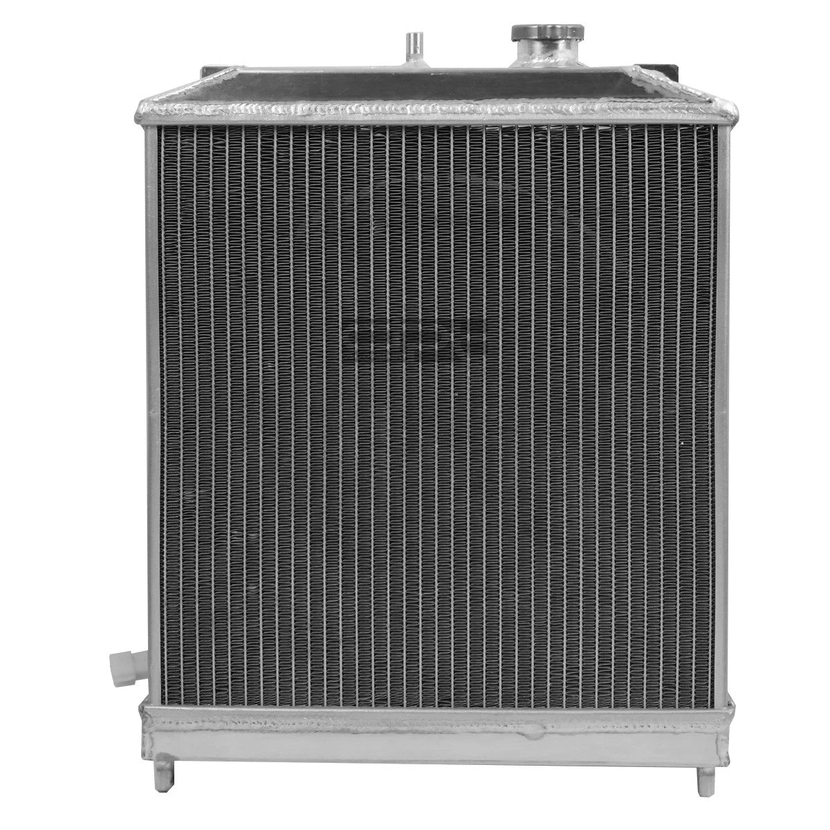 2X Aluminum 2-Row Racing Radiator + Cooling Fan Shroud for Honda EG/EH/EJ/EM/DC (1994–2000)