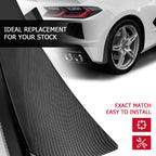 Set of 2 Splash Guard Mud Flaps for Corvette C8 (2020-Present) Carbon Style