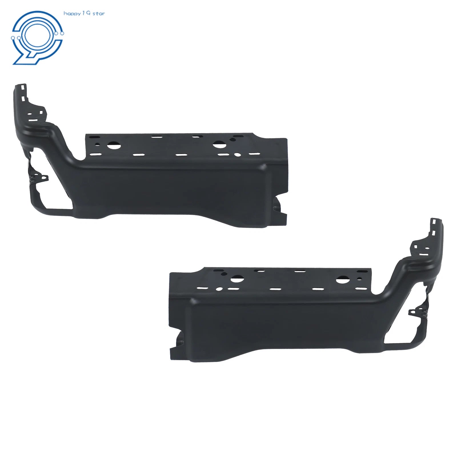 Black Rear Bumper End Caps for Ford F-250 F-350 F-450 (2023–2025)