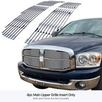 Stainless Steel Chrome Billet Grille Insert for Dodge Ram (2006-2008)