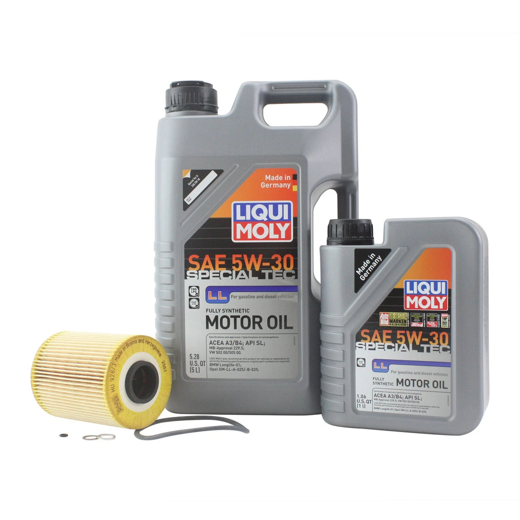 6L Liqui Moly Special Tec LL 5W-30 Oil Change Kit for BMW M50/M50TU (1990–1995)