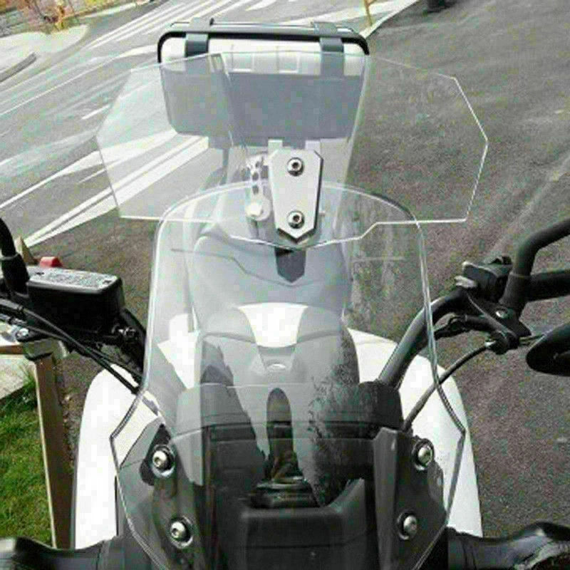 Universal Adjustable Windshield Extension Deflector for Honda Yamaha (T9)