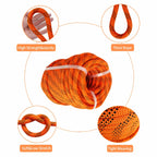 1/2" Double Braid Rope for Heavy-Duty Use (100ft, 6180lbs Breaking Strength)