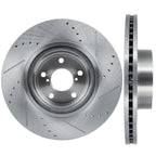 Front Drilled & Slotted Brake Rotors for Subaru Impreza (2024–2025), Toyota GR86