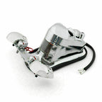 Chrome Motorcycle Skull Integrated Brake Stop Tail Turn Signal Light for T9