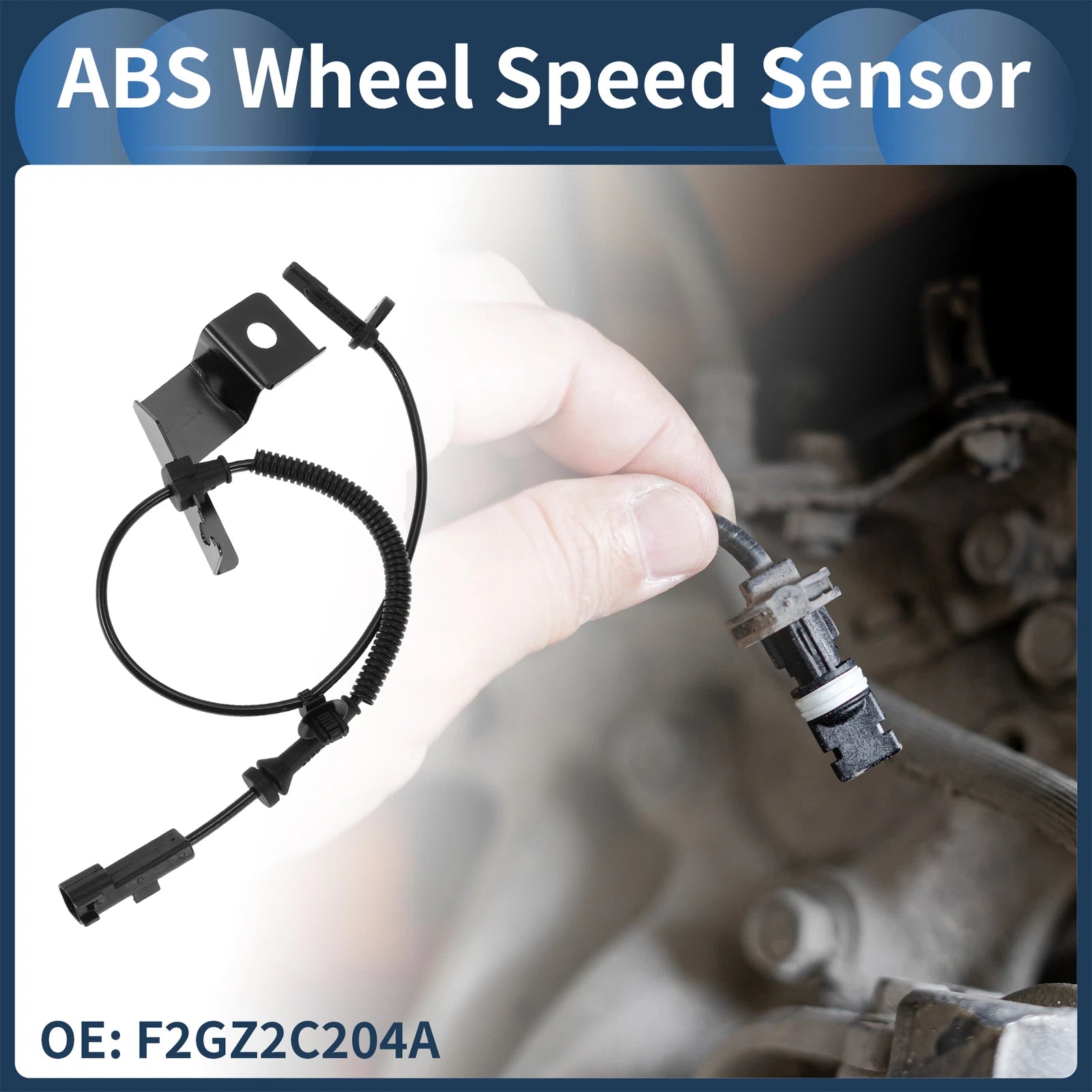 ABS Wheel Speed Sensor F2GZ2C204A for Ford Edge (2015–2019) Front Right