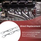 2X Exhaust Manifold Gasket for Chevy Isuzu Cadillac SBC Engine (1404)