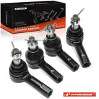 Set of 4 Front Inner & Outer Tie Rod Ends for Nissan Frontier Xterra (1998–2004)