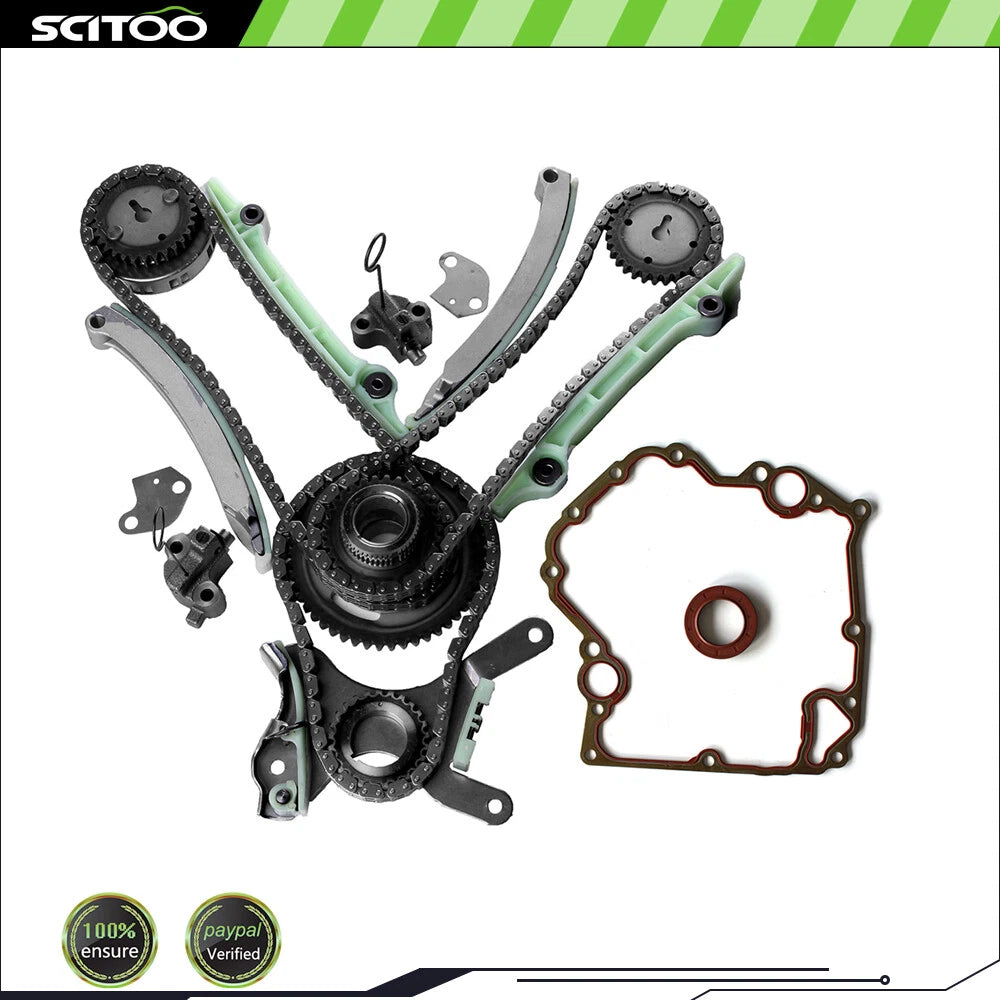 Timing Chain Kit Cover Gasket for Dodge Ram Dakota Jeep 4.7 SOHC (2002–2011)