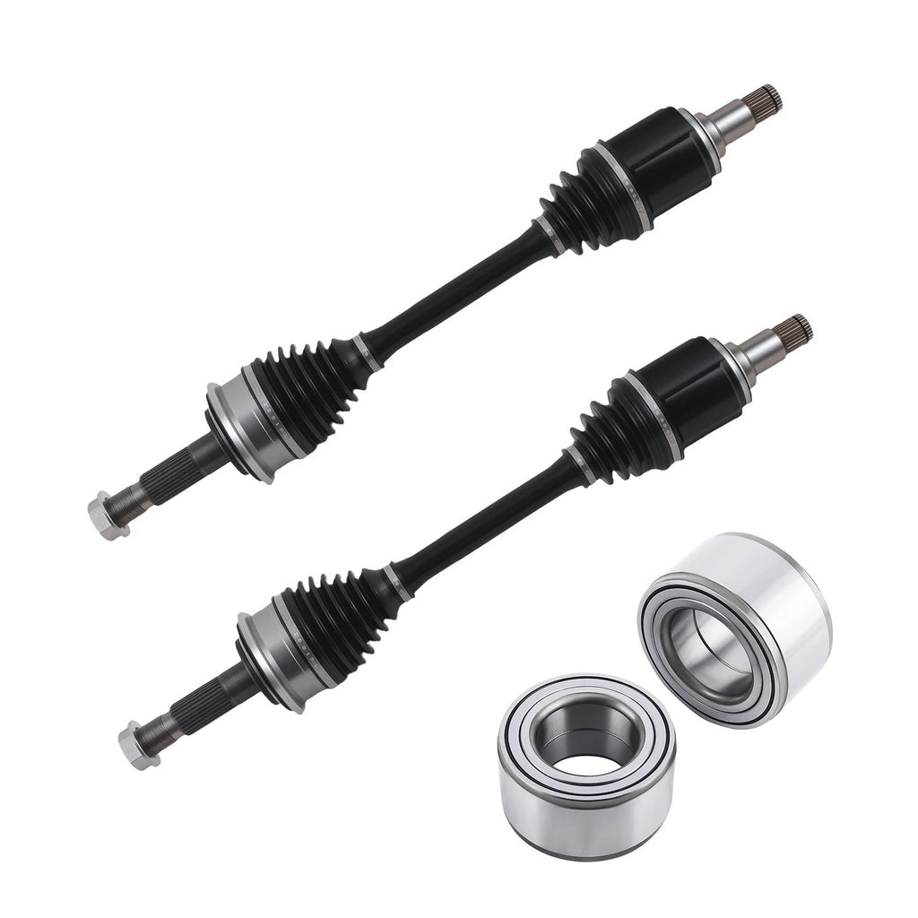Set of 2 Front CV Axle Shafts for Toyota Tundra Sequoia (2000–2007) 4WD