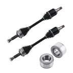 Set of 2 Front CV Axle Shafts for Toyota Tundra Sequoia (2000–2007) 4WD