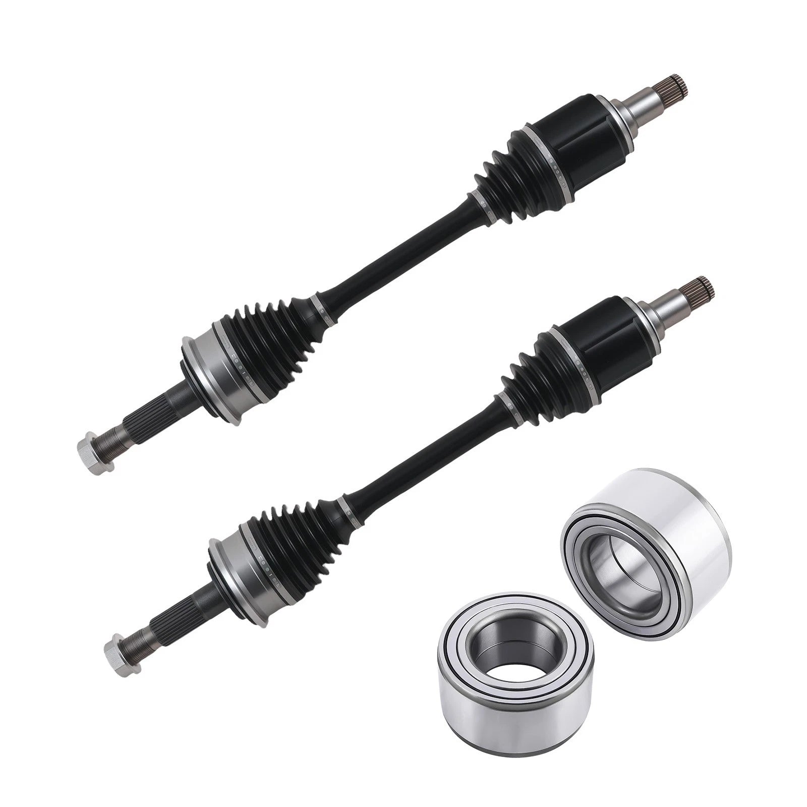 Set of 2 Front CV Axle Shafts for Toyota Tundra Sequoia (2000–2007) 4WD