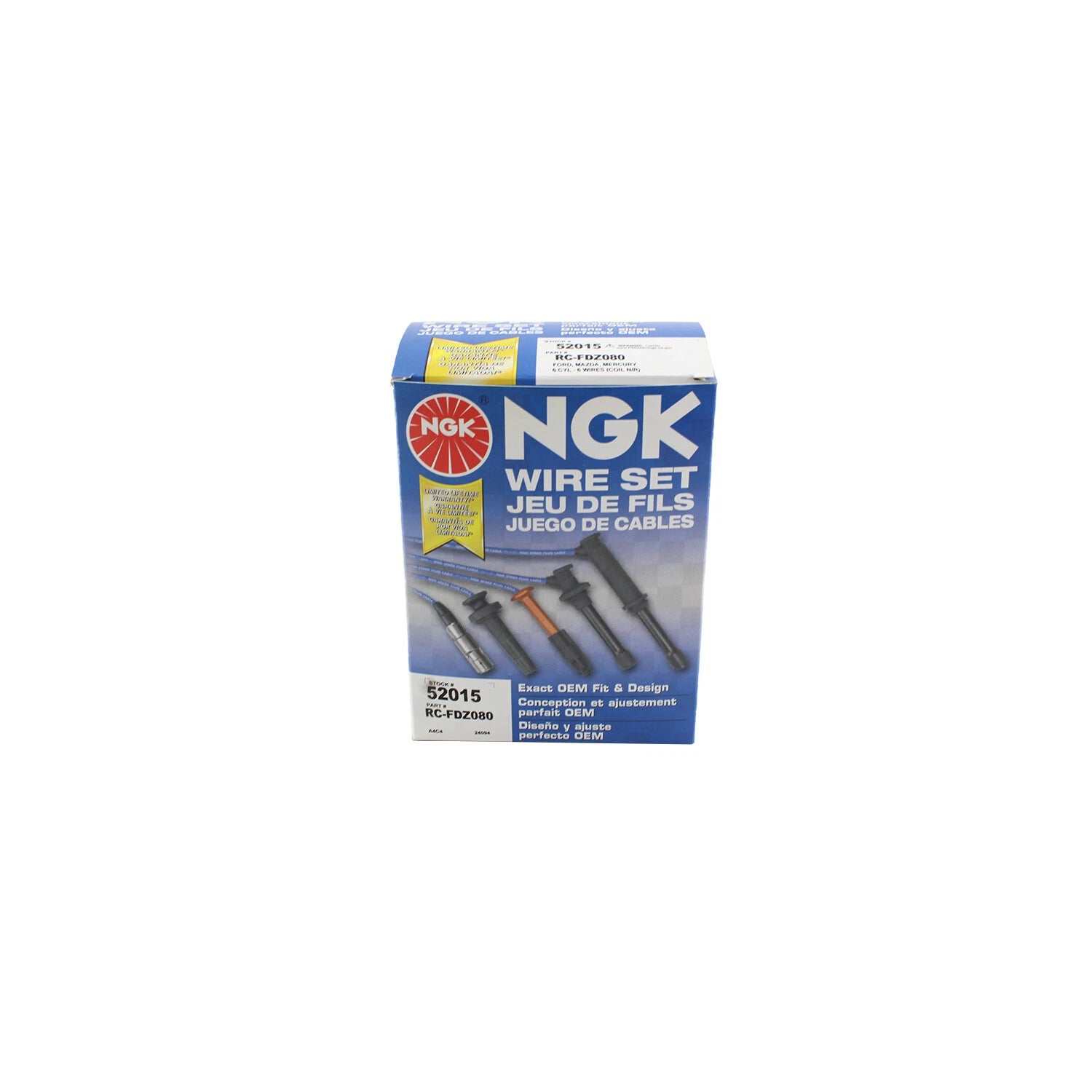 NGK Spark Plug Wire Set for 52015